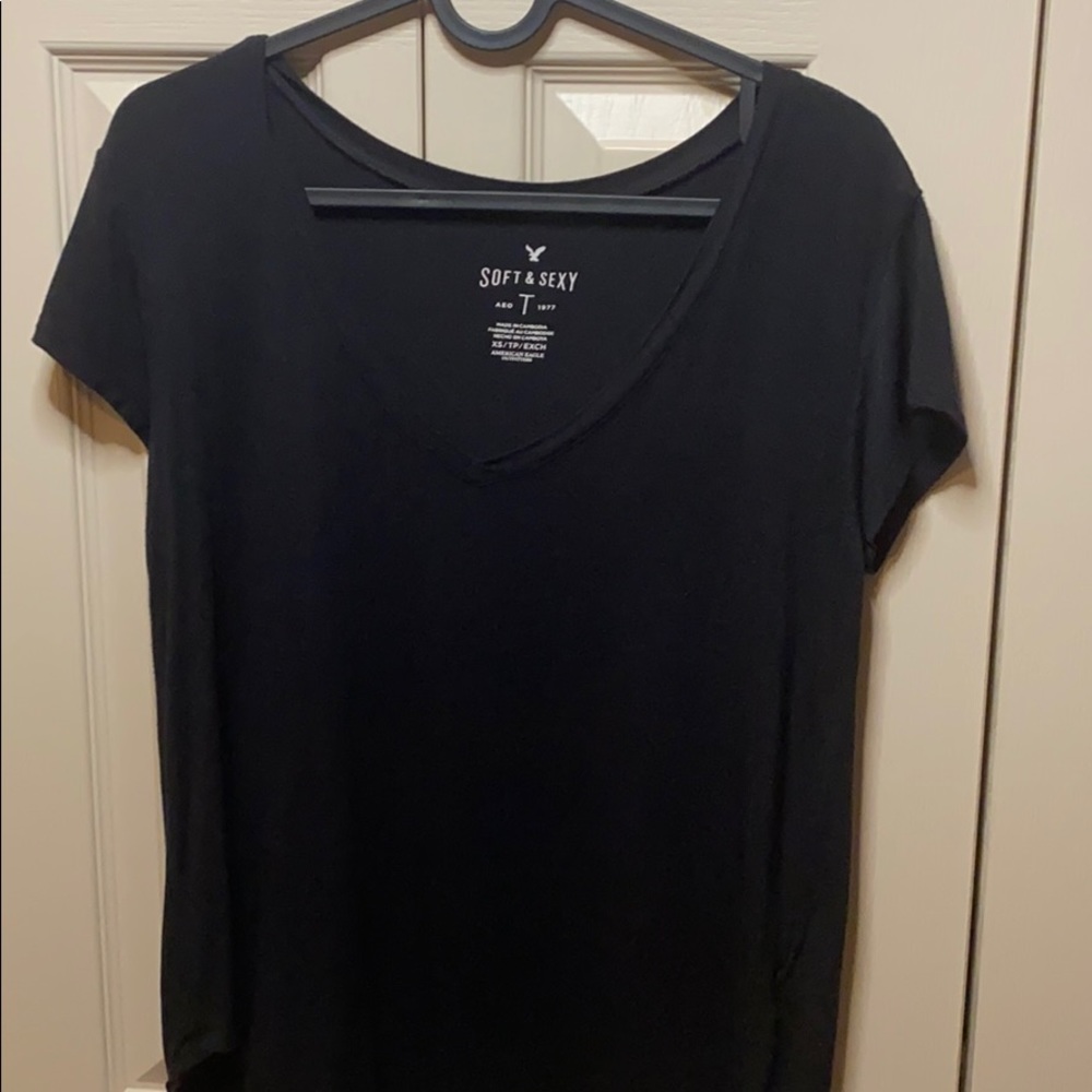 Black american eagle soft&sexy shirt